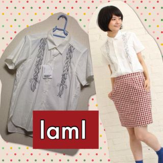 アイアムアイ(I am I)のiami＊おさげ半袖シャツ新品タグ付き(シャツ/ブラウス(半袖/袖なし))