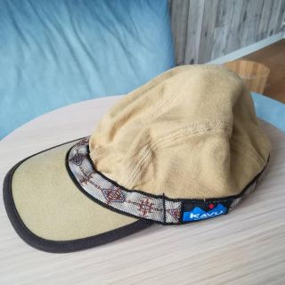 カブー(KAVU)のポロリ様専用 kavu カブー キャップ ベージュ Mサイズ(キャップ)