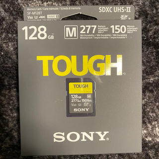 ソニー(SONY)の【新品】SONY SDカード TOUGH 128GB SF-M128T(PC周辺機器)