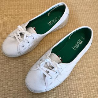 ラコステ(LACOSTE)のラコステ24センチ　レザーシューズ(スニーカー)