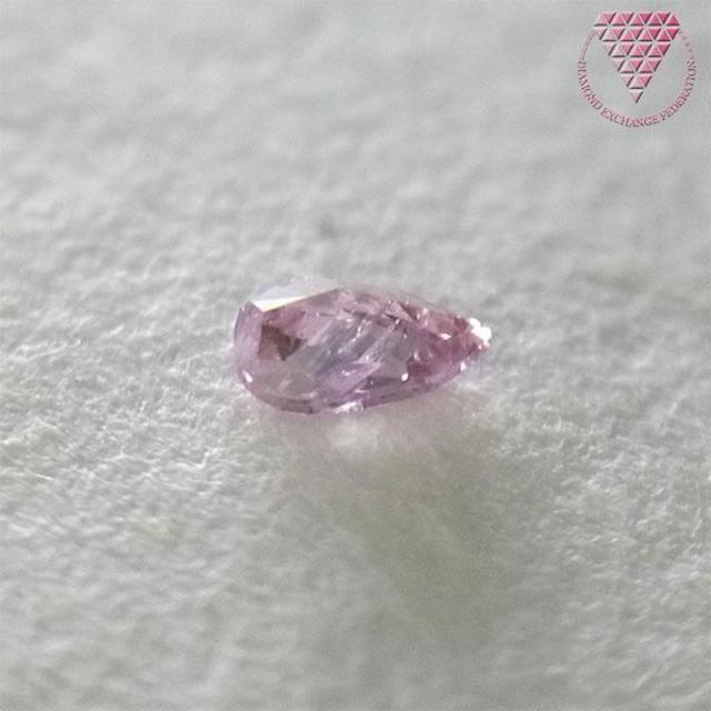 0.060 ct F. Int. Pink 天然 インテンス ピンク ダイヤ レディースのアクセサリー(リング(指輪))の商品写真