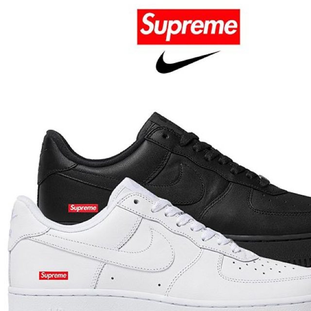 白黒セット 26.5cm supreme air force1