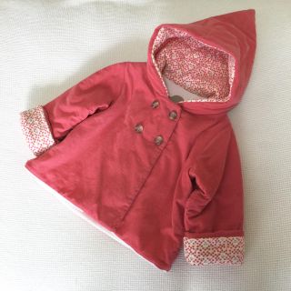 プチバトー(PETIT BATEAU)のプチバトー☆小鳥のコート12m(ジャケット/コート)