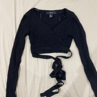 フォーエバートゥエンティーワン(FOREVER 21)のwrap around top (シャツ/ブラウス(長袖/七分))