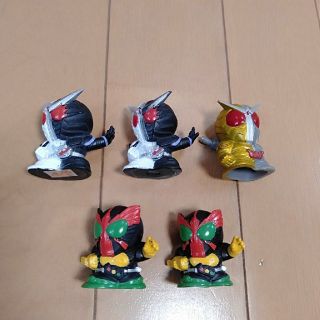 カメンライダーバトルガンバライド(仮面ライダーバトル ガンバライド)の仮面ライダーダブル　＆　オーズ　
フィギュア　セット(キャラクターグッズ)