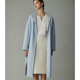 ジルスチュアート(JILLSTUART)のJILL STUART  《Endy ROBE》ベラノーカラーリバーコート(ロングコート)