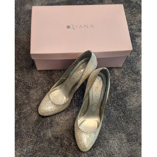 ダイアナ(DIANA)のDIANA　ヒール　パンプス　キラキラ　シルバーセクエル(ハイヒール/パンプス)