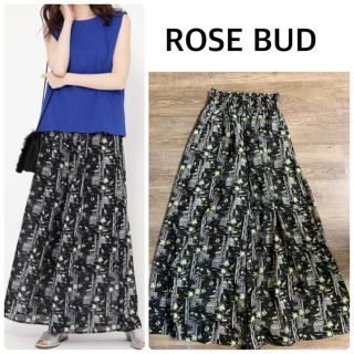 ローズバッド(ROSE BUD)の【ROSE BUD】リゾートプリントイージーパンツ(その他)