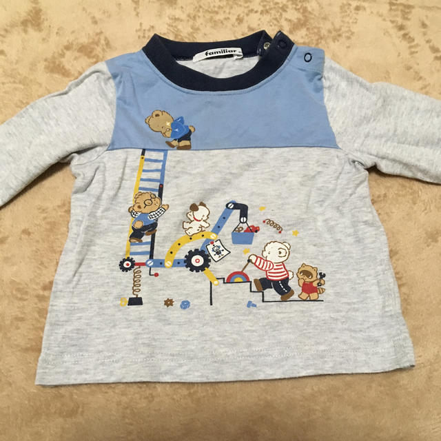 familiar(ファミリア)のファミリア　Tシャツ　2枚セット80 キッズ/ベビー/マタニティのベビー服(~85cm)(Ｔシャツ)の商品写真