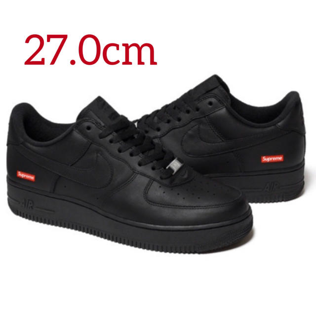 Supreme(シュプリーム)の即日発送可 Supreme Nike air force 1 low Black メンズの靴/シューズ(スニーカー)の商品写真