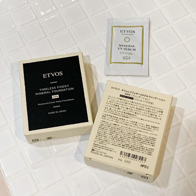 ETVOS(エトヴォス)のAYA2000様専用[新品]ETVOS 04N タイムレスフォギーファンデ2つ コスメ/美容のベースメイク/化粧品(ファンデーション)の商品写真