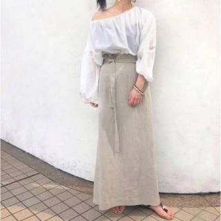 プラージュ(Plage)の新品 plage ドンゴロスマキシスカート ドゥーズィエムクラス(ロングスカート)