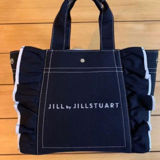 ジルバイジルスチュアート(JILL by JILLSTUART)の【新品】ジルスチュアート フリルキャンバストート (大)(トートバッグ)