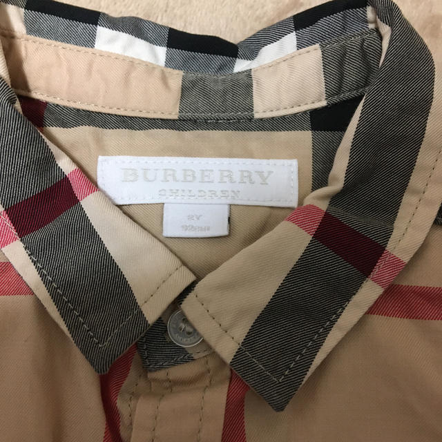 BURBERRY(バーバリー)のバーバリー　シャツ　2Y キッズ/ベビー/マタニティのキッズ服男の子用(90cm~)(ブラウス)の商品写真