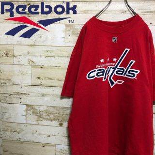 リーボック(Reebok)の【NHL】リーボック(Reebok)☆capitals Tシャツ レッド(Tシャツ/カットソー(半袖/袖なし))