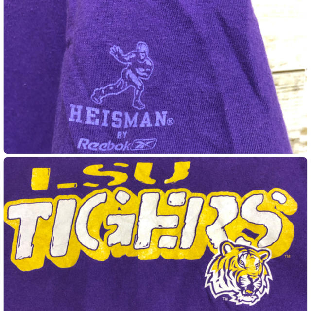 Reebok(リーボック)の【NFL】リーボック(Reebok)☆LSU TIGERS Tシャツ パープル メンズのトップス(Tシャツ/カットソー(半袖/袖なし))の商品写真