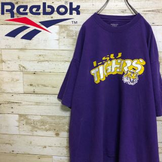 リーボック(Reebok)の【NFL】リーボック(Reebok)☆LSU TIGERS Tシャツ パープル(Tシャツ/カットソー(半袖/袖なし))