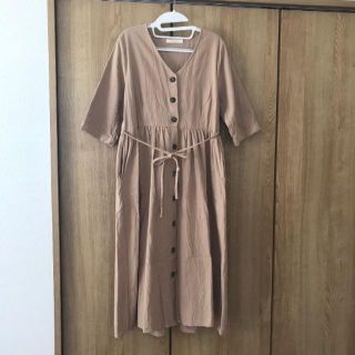 ショコラフィネローブ(chocol raffine robe)のたま。様専用　ショコラフィネローブ　前開きワンピース(ロングワンピース/マキシワンピース)