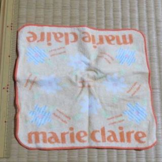 マリクレール(Marie Claire)の新品☆マリ・クレール　花柄ミニハンドタオル(ハンカチ)