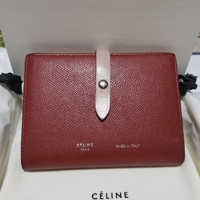 celine(セリーヌ)のCELINE セリーヌ 二つ折り財布 ストラップ マルチファンクション レディースのファッション小物(財布)の商品写真