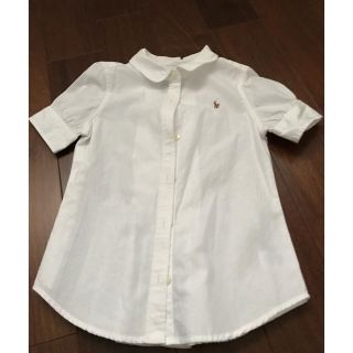 ラルフローレン(Ralph Lauren)のラルフローレン 4/4T 110 白シャツ(ブラウス)