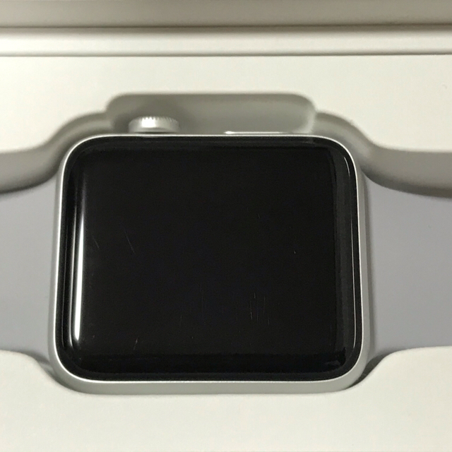 Apple Watch(アップルウォッチ)のApple Watch series 3 GPSモデル 42mm シルバー メンズの時計(腕時計(デジタル))の商品写真