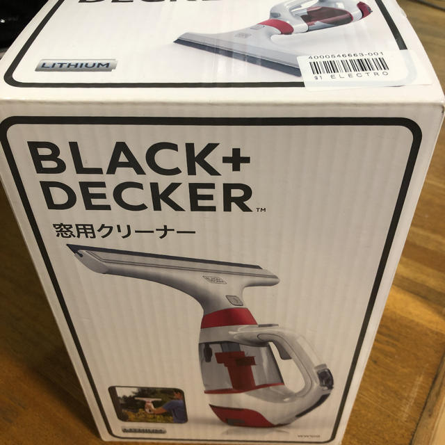 電源AC100VBLACK+DECKER ブラックアンドデッカー 窓用クリーナー WW100