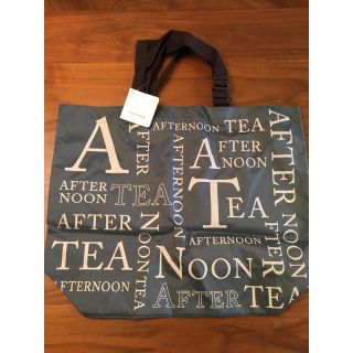 アフタヌーンティー(AfternoonTea)のAfternoon Tea アフタヌーンティ◇ロゴバッグ グレー(エコバッグ)