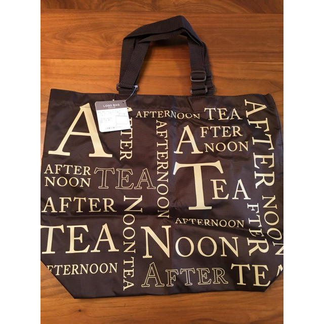 AfternoonTea(アフタヌーンティー)のAfternoon Tea アフタヌーンティ◇ロゴバッグ 茶 レディースのバッグ(エコバッグ)の商品写真
