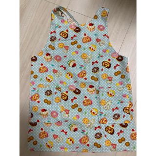 エプロン　子供用　ハンドメイド (お食事エプロン)