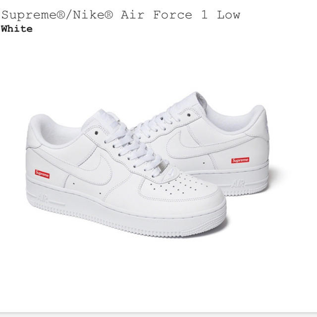 Supreme®/Nike® Air Force 1 Low 27cm