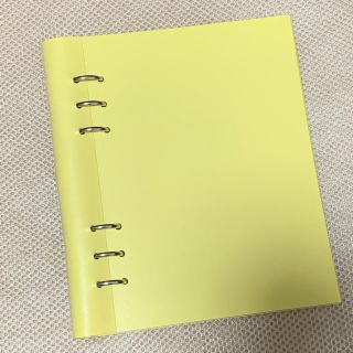 ファイロファックス(Filofax)のファイロファックス　クリップブック　レモン　新品同様(ファイル/バインダー)