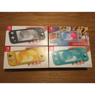 ニンテンドースイッチ(Nintendo Switch)のNintendo Switch lite ニンテンドースイッチライト本体 4台(携帯用ゲーム機本体)