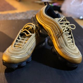 ナイキ(NIKE)のNIKE Air VAPORMAX 97 メタリックゴールド(スニーカー)