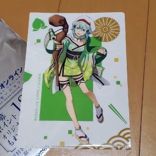 カドカワショテン(角川書店)のすき家　ソードアートオンライン　シノン　限定コラボクリアファイル　第3弾(クリアファイル)