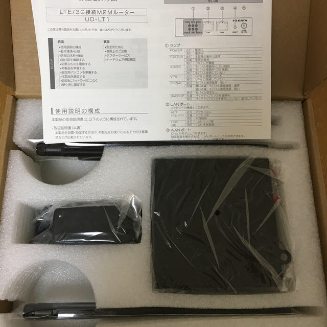 IO-DATA LTE接続ルーター UD-LT1 新品未使用 - PC周辺機器