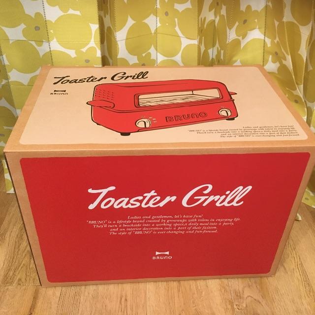 新品未使用　BRUNO トースターグリル　レッド