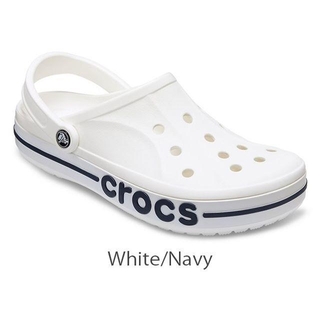 クロックス(crocs)の22cm クロックスBayaband Clog White / Navy 新品(サンダル)