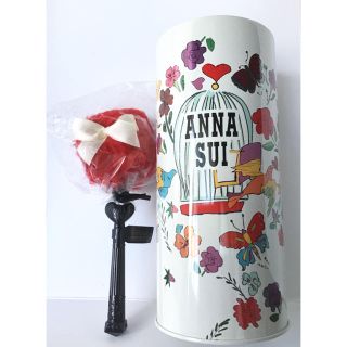 アナスイ(ANNA SUI)の新品未使用アナスイ限定ボディーパウダーパフ(パウダー内蔵)専用box付(ヤラメ)(ボディパウダー)