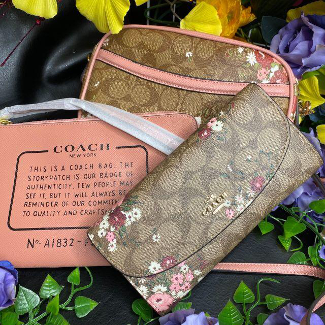 2こセット　COACH 財布、トートバッグ