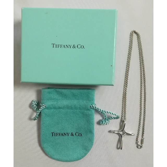 ティファニーオープンクロスネックレス シルバー925 正規品 Tiffany