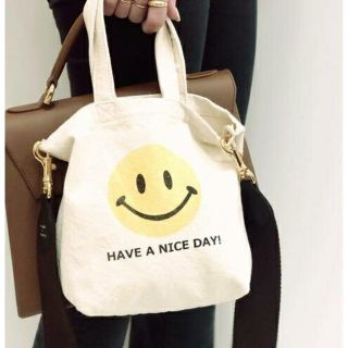 ドゥーズィエムクラス(DEUXIEME CLASSE)のDeuxieme Classe 新品 SMILEY FACE SMILE BAG(トートバッグ)