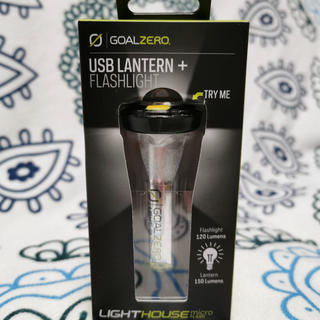 ゴールゼロ(GOAL ZERO)の新品 goalzero micro flash LEDランタン LEDライト(ライト/ランタン)