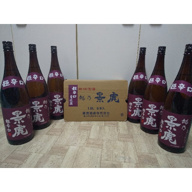 越乃景虎1800ml　日本酒6本セット