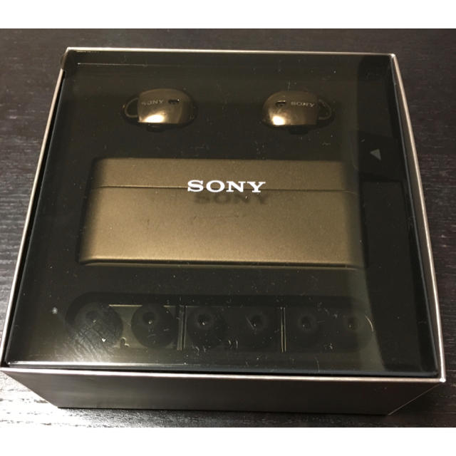 SONY(ソニー)のSONY WF-1000X ワイヤレスイヤホン スマホ/家電/カメラのオーディオ機器(ヘッドフォン/イヤフォン)の商品写真
