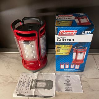 コールマン(Coleman)の 美中古　Coleman QUAD Lantern コールマン LEDランタン(ライト/ランタン)