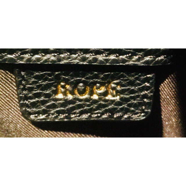 ROPE’(ロペ)のロペ　2wayバンブーバッグ　ブラック レディースのバッグ(ハンドバッグ)の商品写真