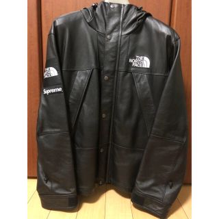 シュプリーム(Supreme)の18aw supreme north face leather jacket M(マウンテンパーカー)