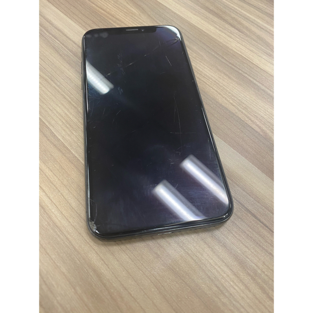 iPhone X Space Gray 64 GB docomo 表裏割れ 1