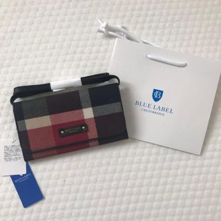 バーバリーブルーレーベル(BURBERRY BLUE LABEL)の新品　ブルー　レーベル　クレストブリッジ　ショルダー　バッグ(ボディバッグ/ウエストポーチ)